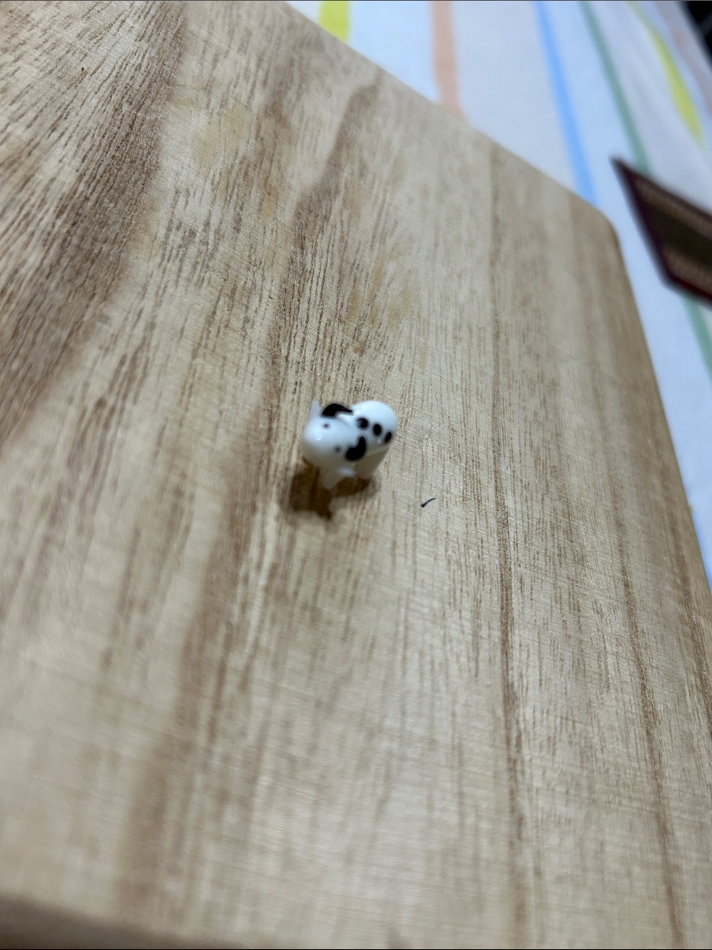 Ganz Miniature World Collectibles Blown Glass Cow Vintage NWT Item #EK4038